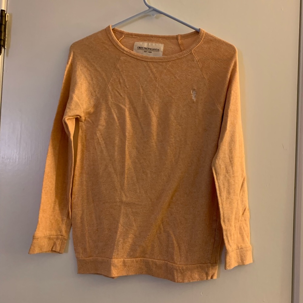 OBEY lightweight crew neck sweater